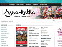 Tablet Screenshot of krsna-katha.com